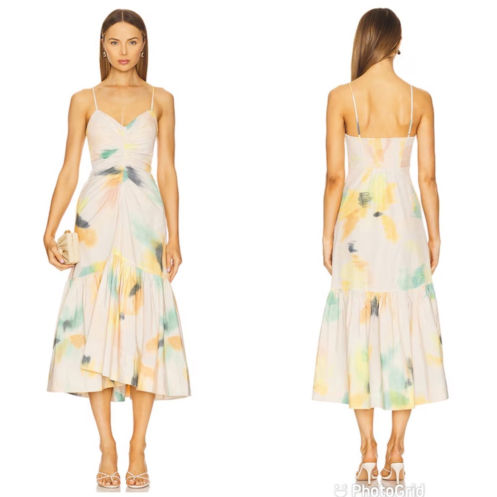 A.L.C. Multicolor Midi Dress